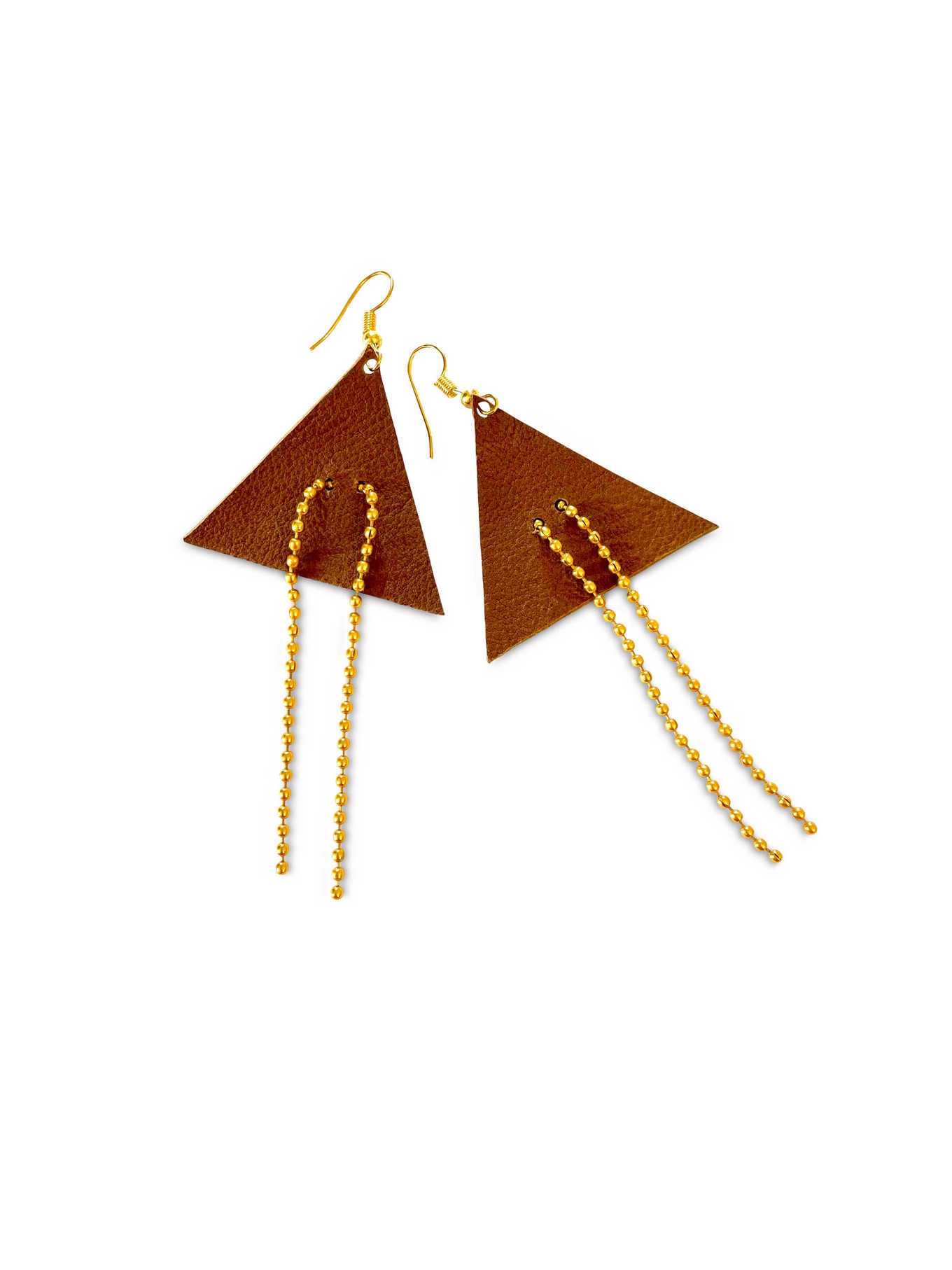 Handcrafted Premium Set of 6 Pairs Pure Leather Earrings by Ulftaaz