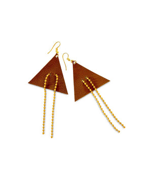 Handcrafted Premium Set of 6 Pairs Pure Leather Earrings by Ulftaaz